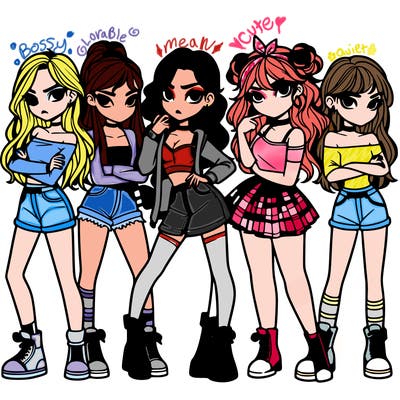 realistic baddie girls