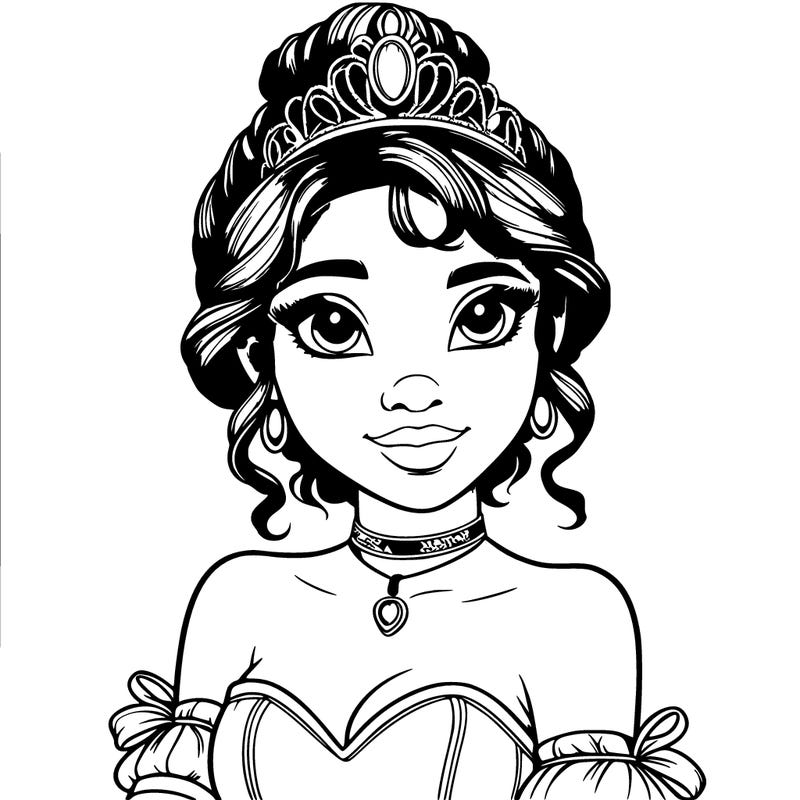 realistic princess tiana