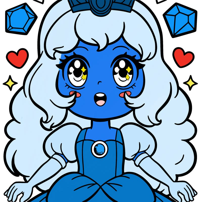a hot princess named sapphire