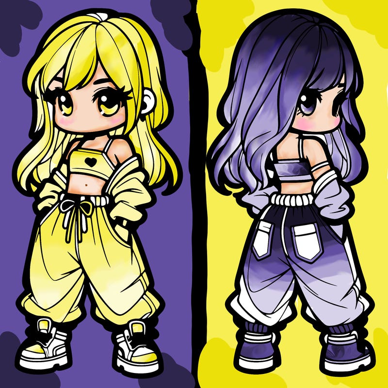 girl in crop top and baggy pants