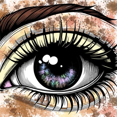 realistic eye