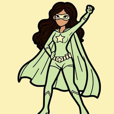 female superhero
