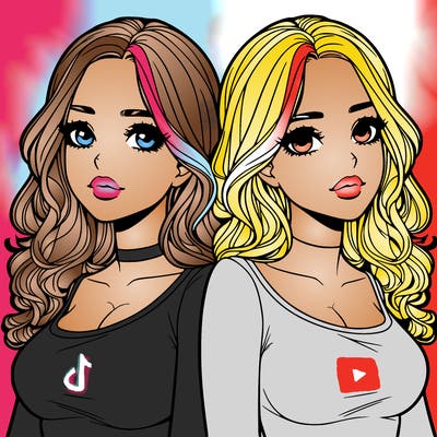 realistic twin sisters