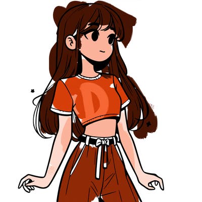 girl in a cute crop top