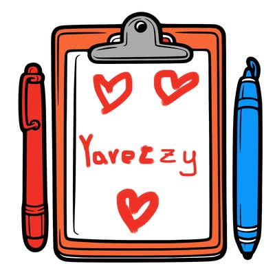 blank clip board with pen