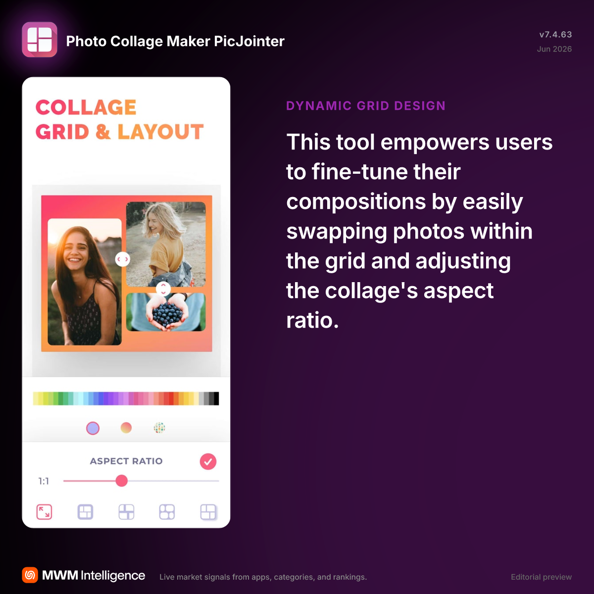 Photo Collage Maker PicJointer - Photo & Video App | MWM