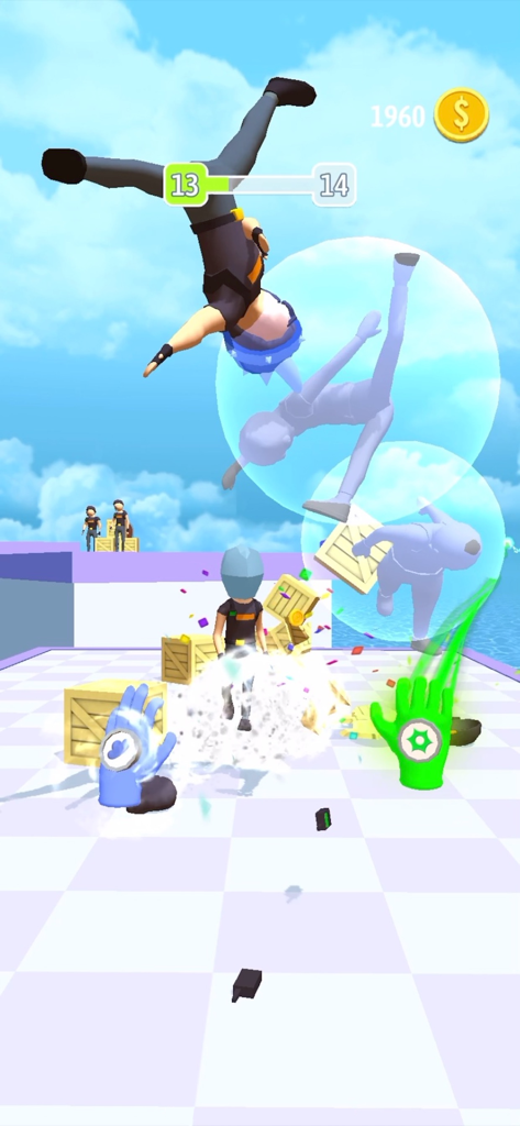 Elemental Gloves - Magic Power - First person gameplay screenshot of Elemental Gloves showing magic power combat