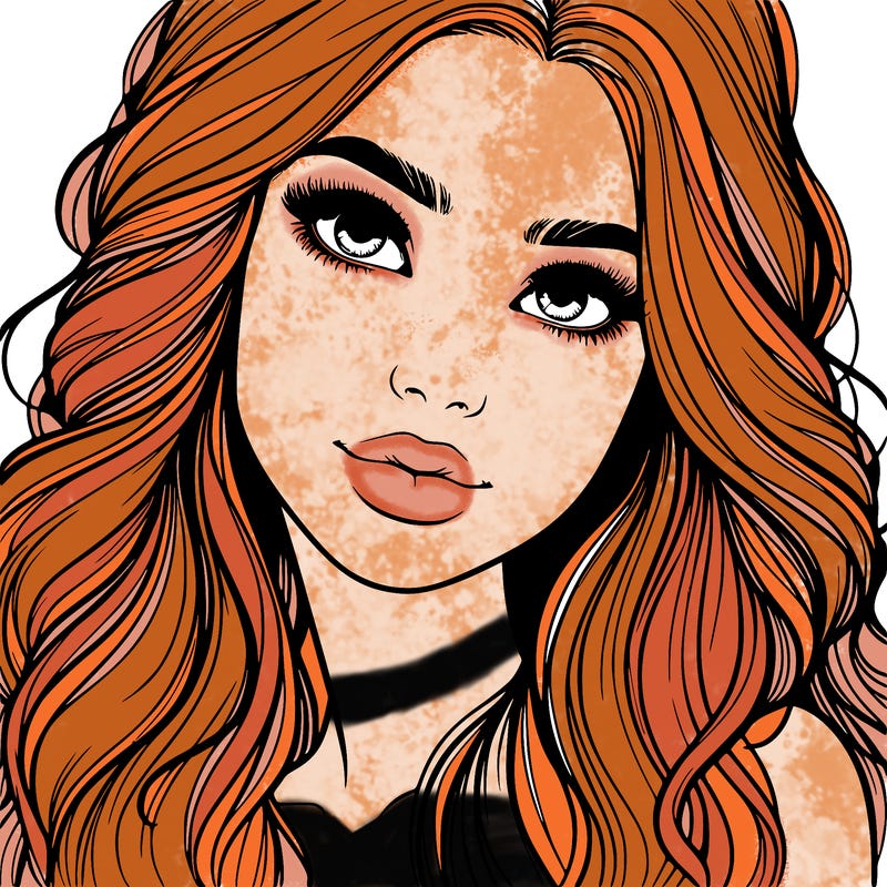 beautiful realistic girl