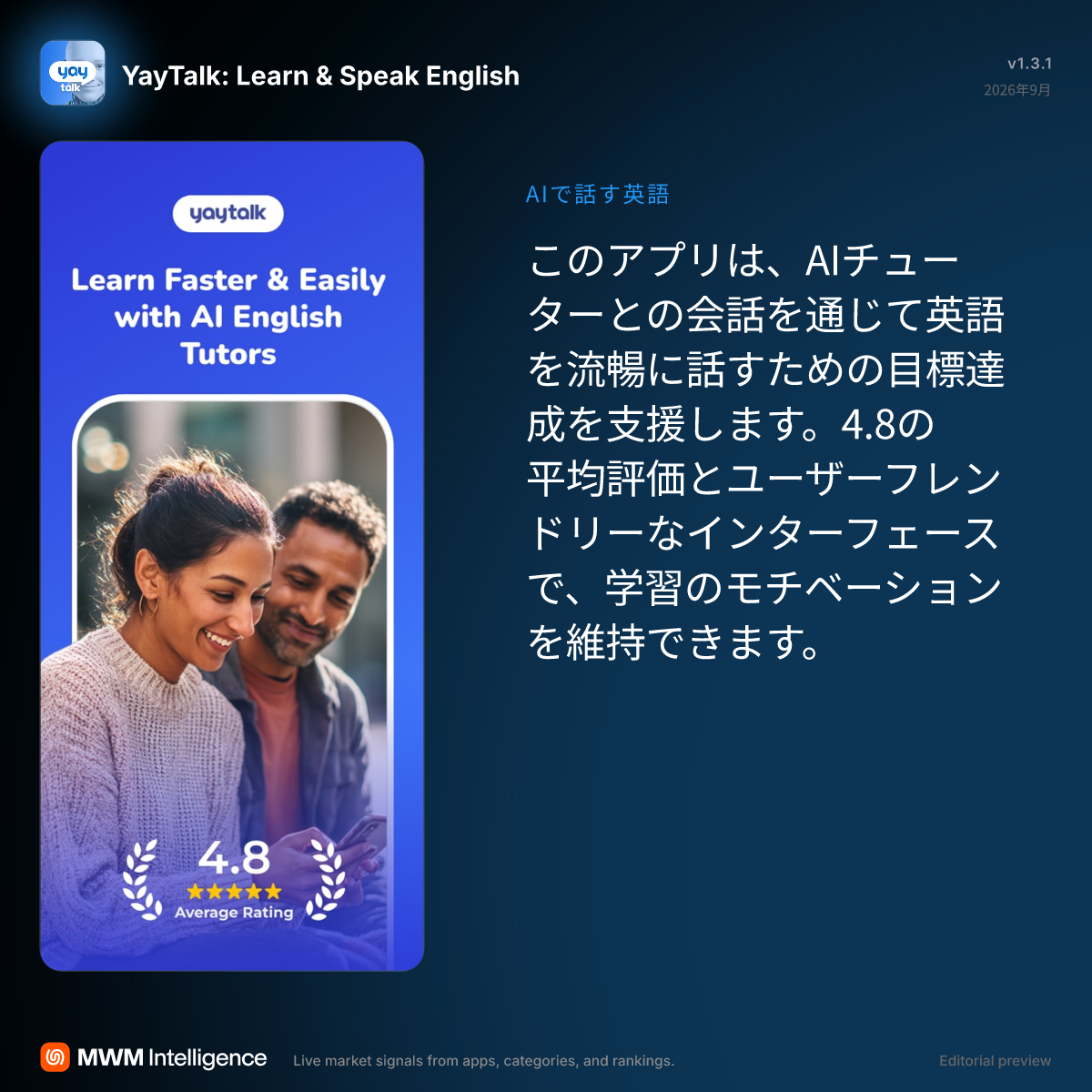 YayTalk：英語を学んで話そう - 教育アプリ | MWM
