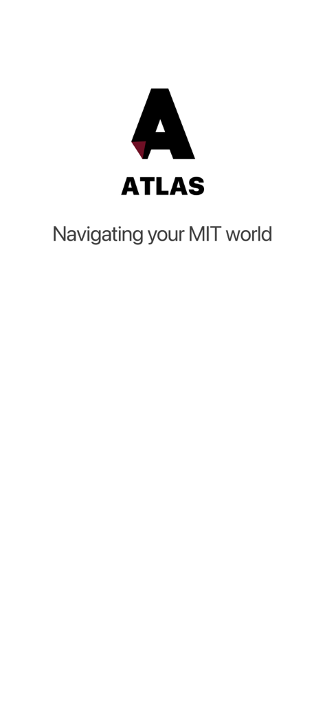 MIT Atlas - MIT Atlas app logo and tagline Navigating your MIT world