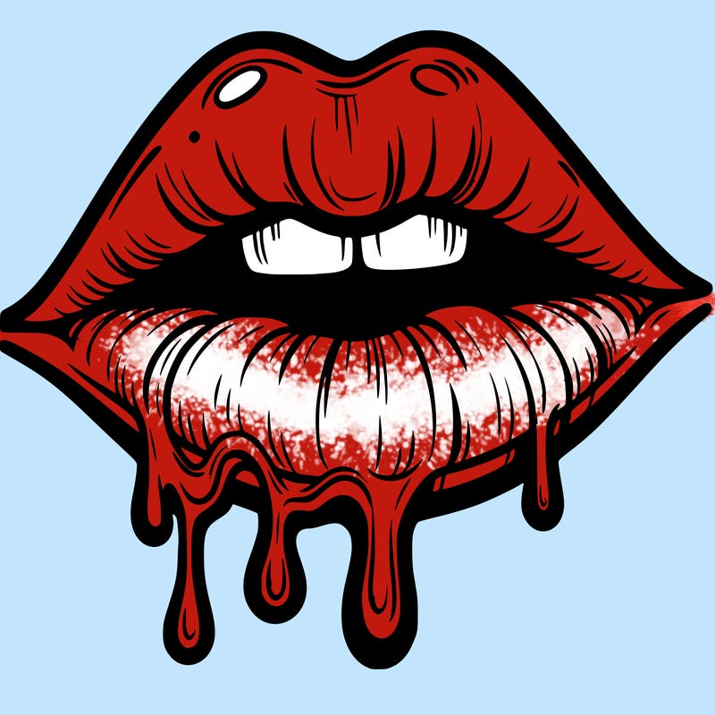 lips that look realistic and drip