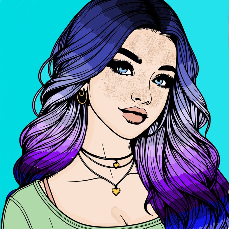 detailed realistic girl