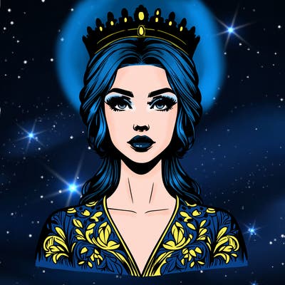 realistic beautiful queen