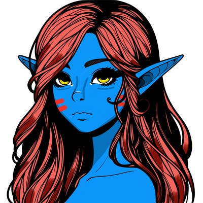 elf girl realistic dark fantasy