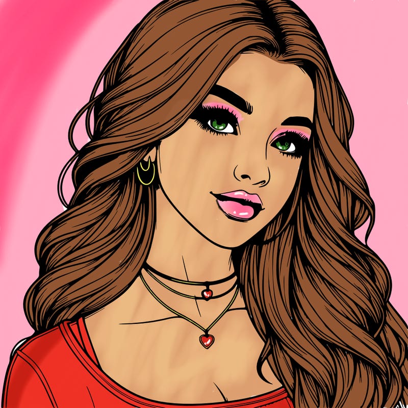 detailed realistic girl