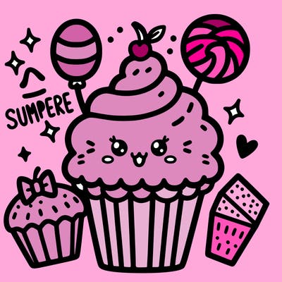super cute cupcake