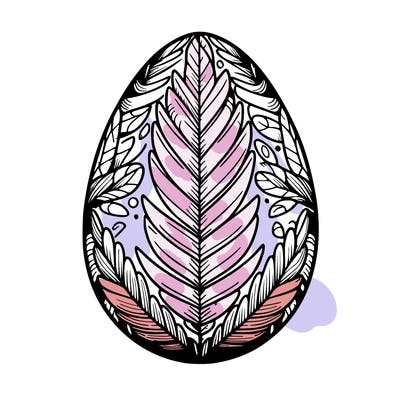 a detailed and realistic easter egg