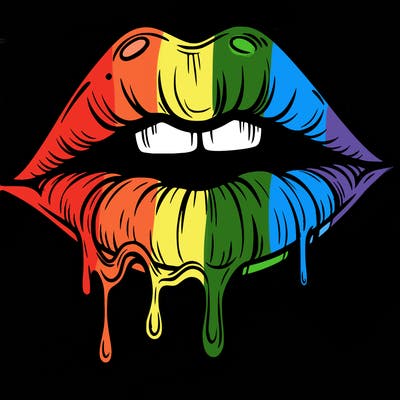 lips that look realistic and drip