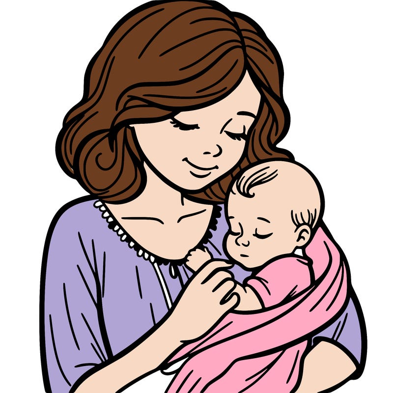 mom with baby