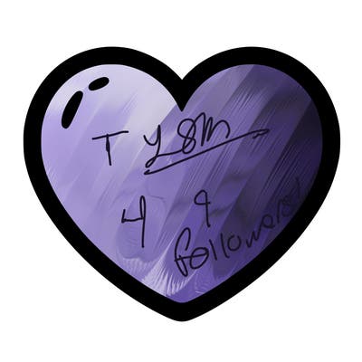 a blank heart