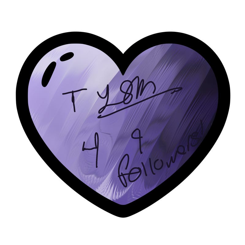 a blank heart