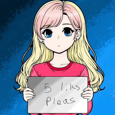 realistic girl holding a sign