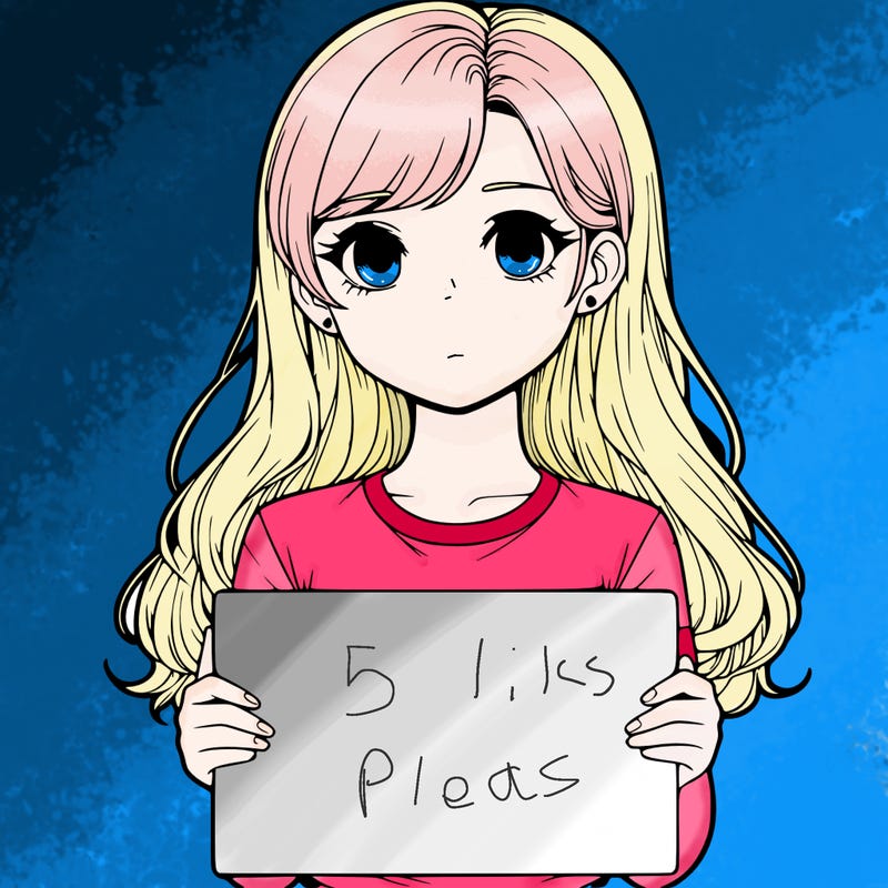 realistic girl holding a sign