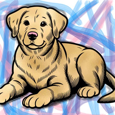 realistic dog