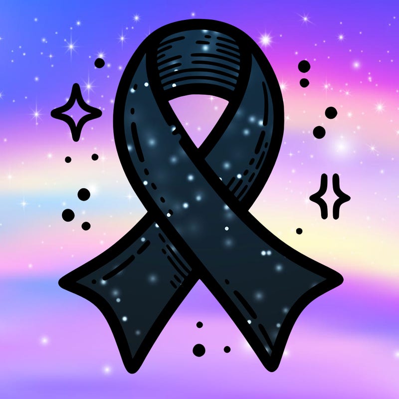 ribbon symbol of national breast cancer awareness month