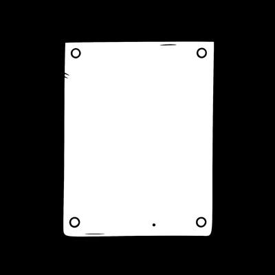 blank peice of paper