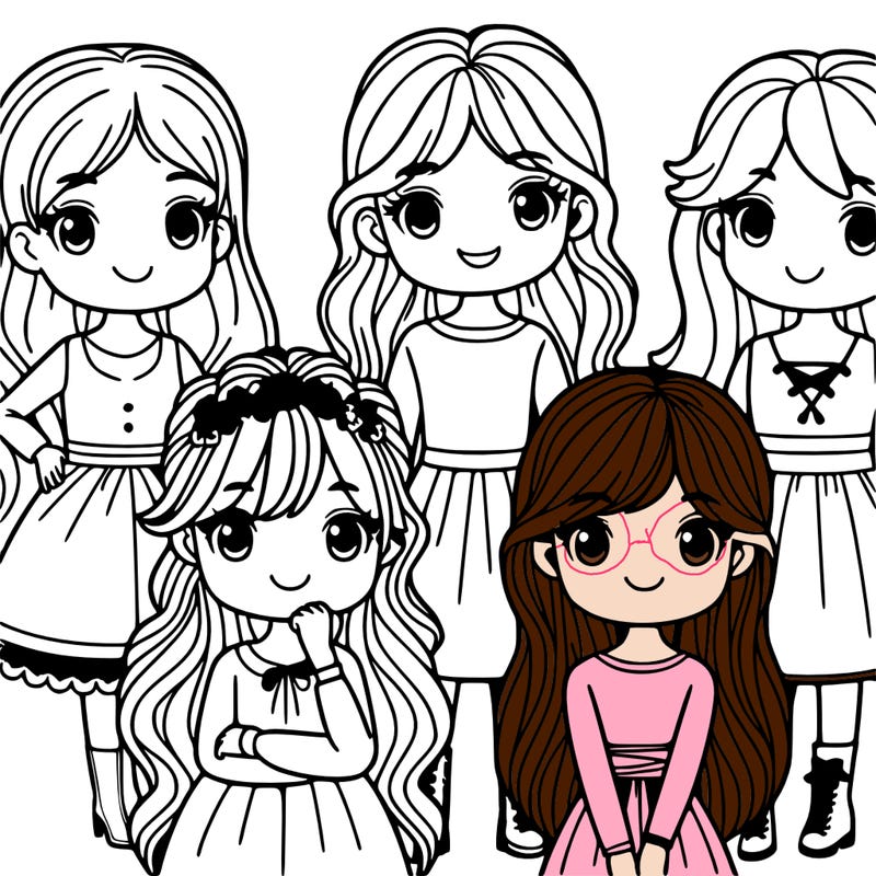 5 girls