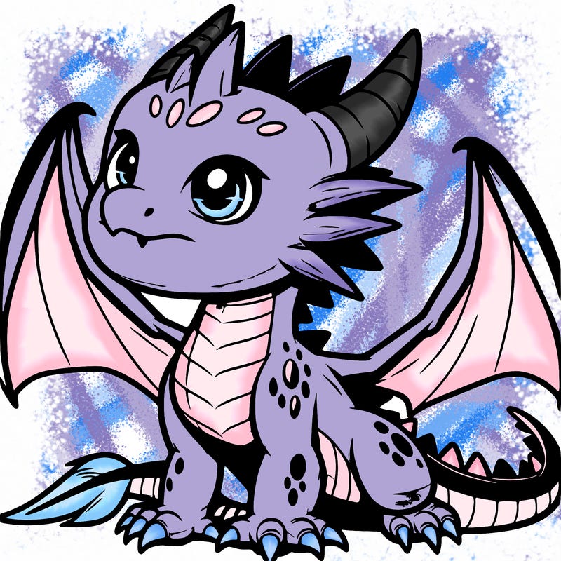 fierce baby night dragon