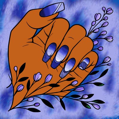 nails with french tip