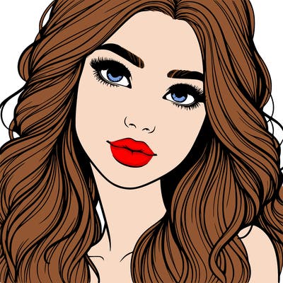 beautiful realistic girl