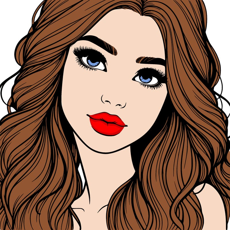 beautiful realistic girl