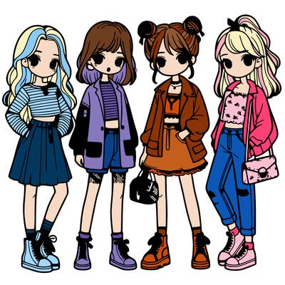 girls with fashion