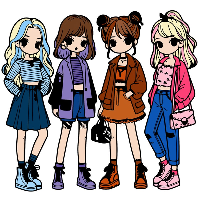 girls with fashion