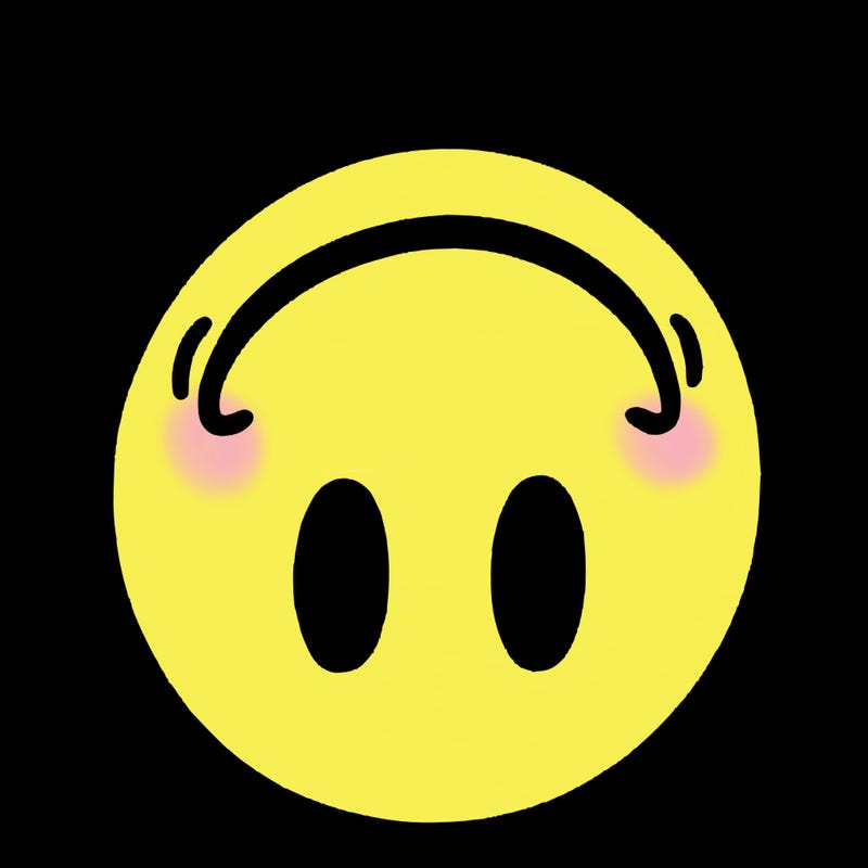 upside down smiley face