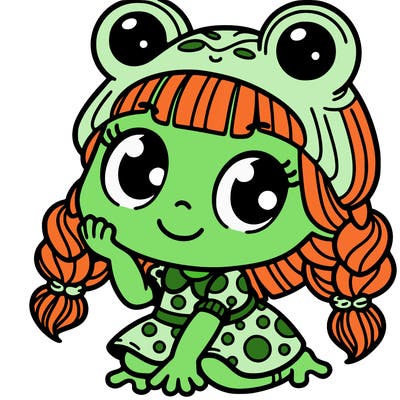 frog girl