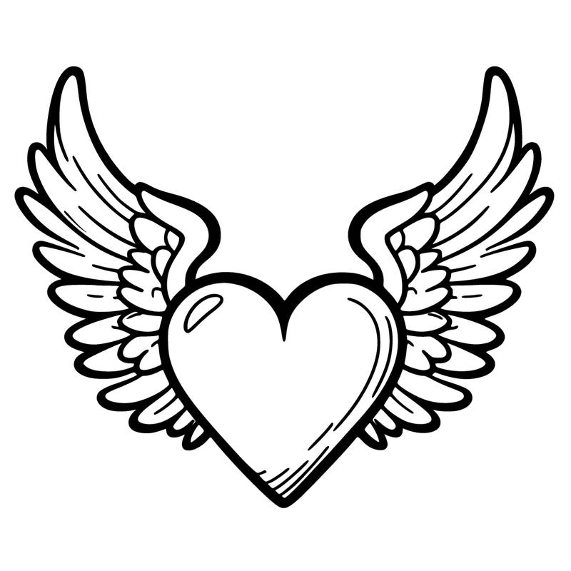 heart with wings