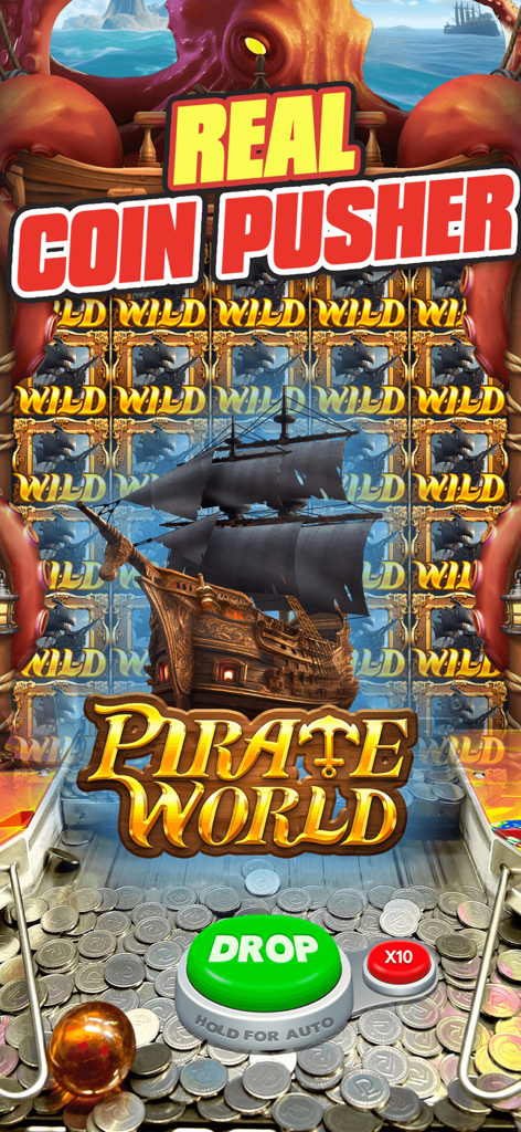 Coin Woned™ - Coin Pusher - A pirate themed real time remote controlled coin pusher machine interface