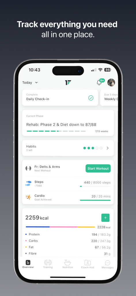 1FIT Client - Health & Fitness App | MWM