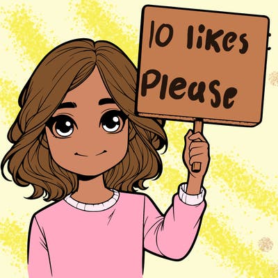 realistic girl holding up a sign