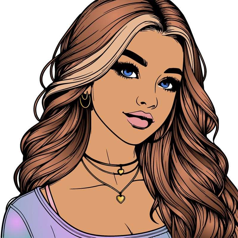 detailed realistic girl