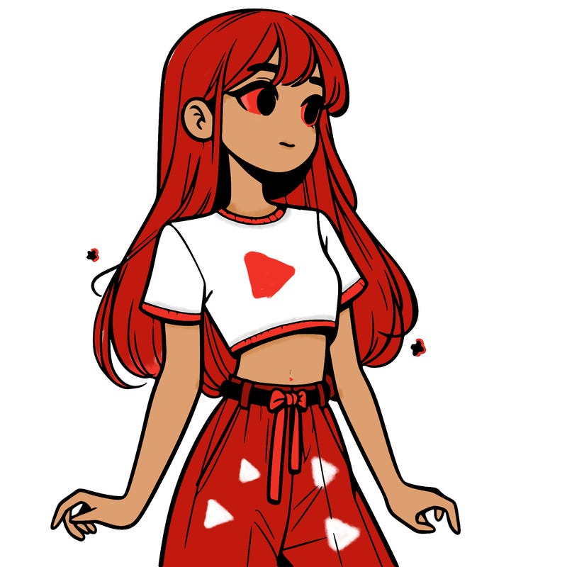 girl in a cute crop top