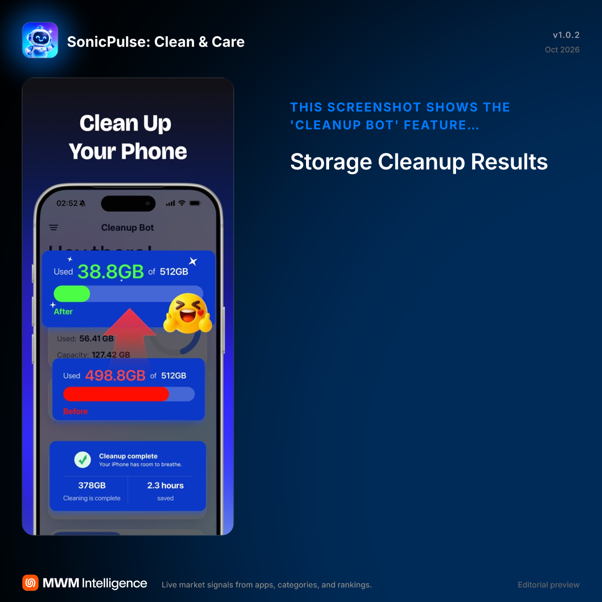 SonicPulse: Clean & Care - Utilities App | MWM