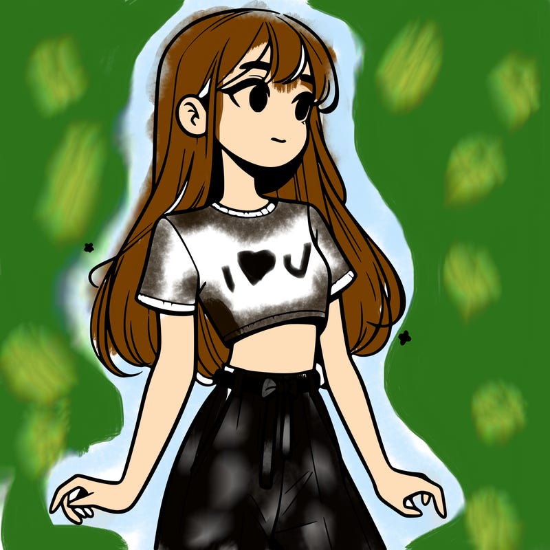 girl in a cute crop top