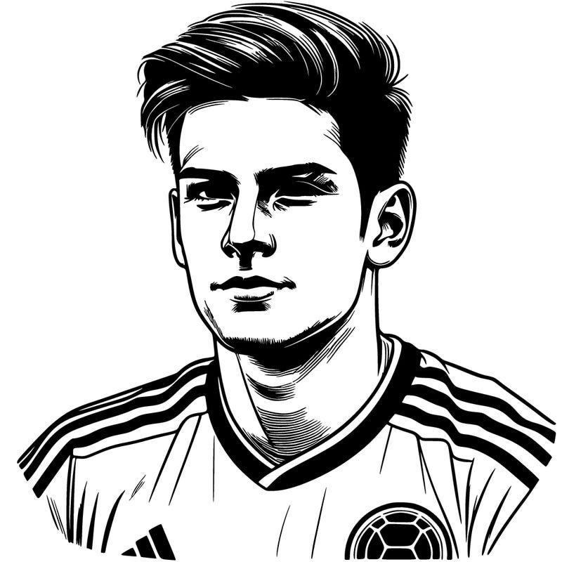 realistic colomabian soccer player