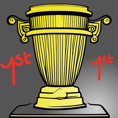 1st place trophy