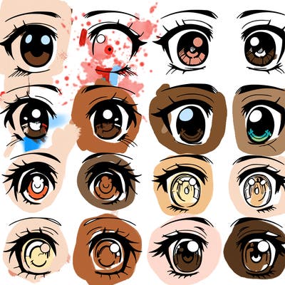 anime eyes